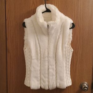 White winter vest